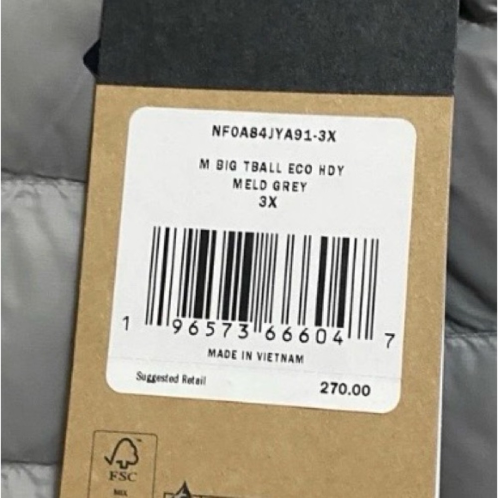 The North Face Meld Grey Standard Fit Jacket